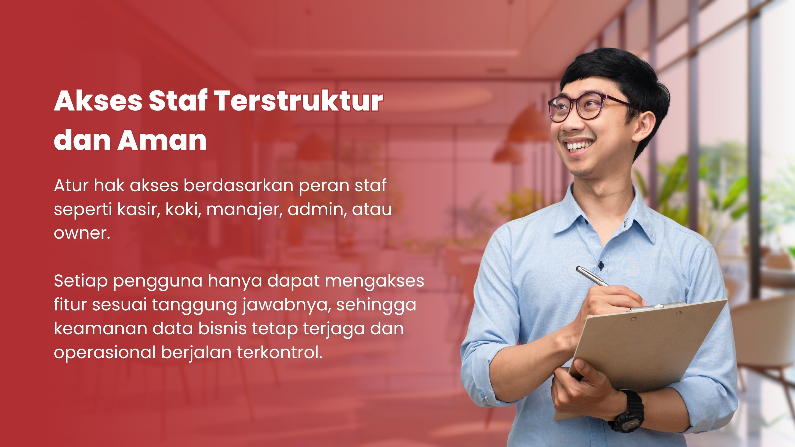 Akses Staf Terstuktur dan Aman