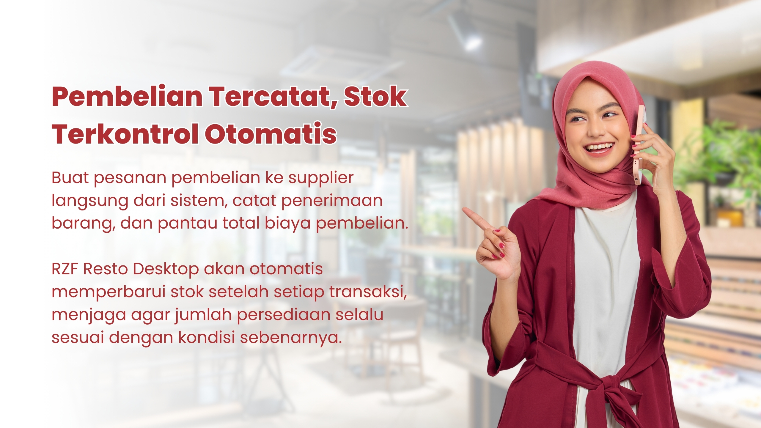 Pembelian Tercatat, Stok Terkontrol Otomatis